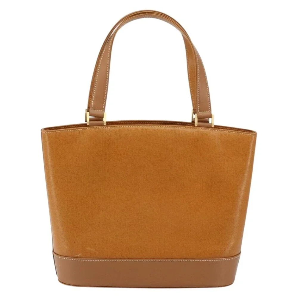Burberry Leather Tote Bag Brown